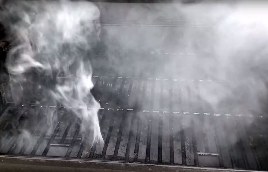Using a smoke tube on a pellet grill