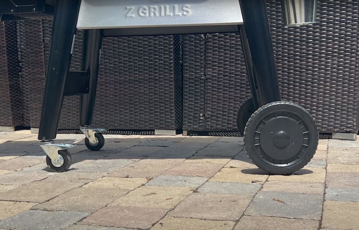 Wheels on Z Grills Smoker and Combo