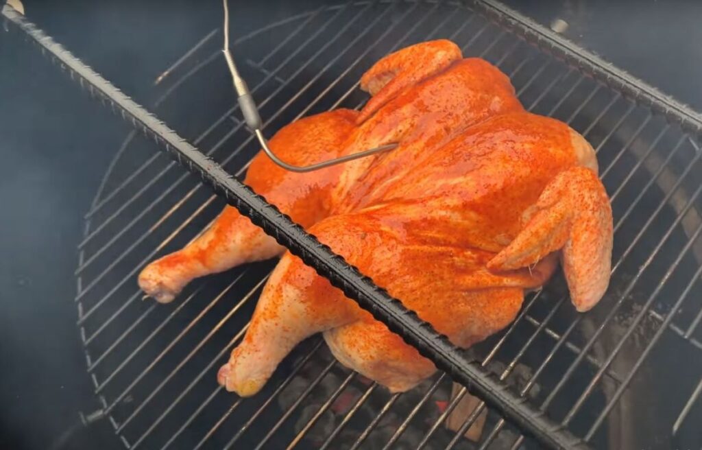 Cooking a whole chicken in the Pit Barrel Cooker