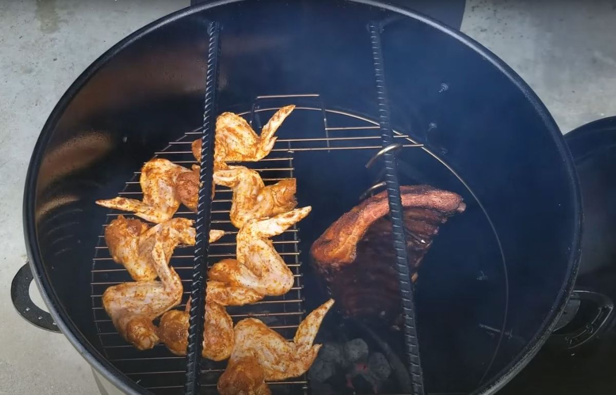 Smoking Ribs And Chicken At The Same Time