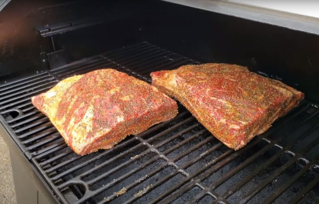 Smoking beef plate ribs at 275