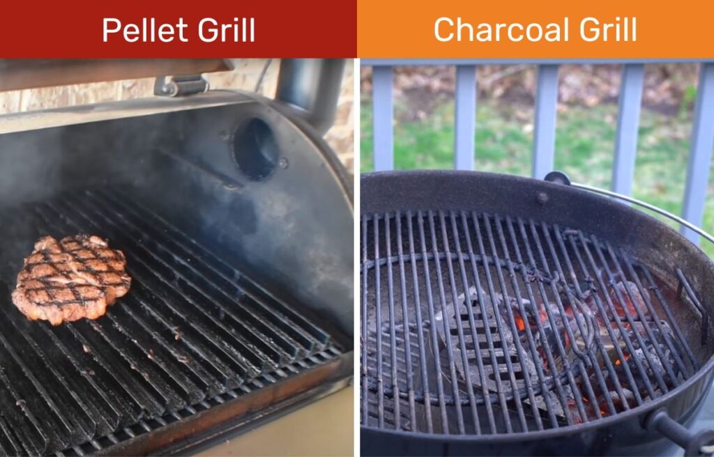 Pellet Grill and Charcoal Grill