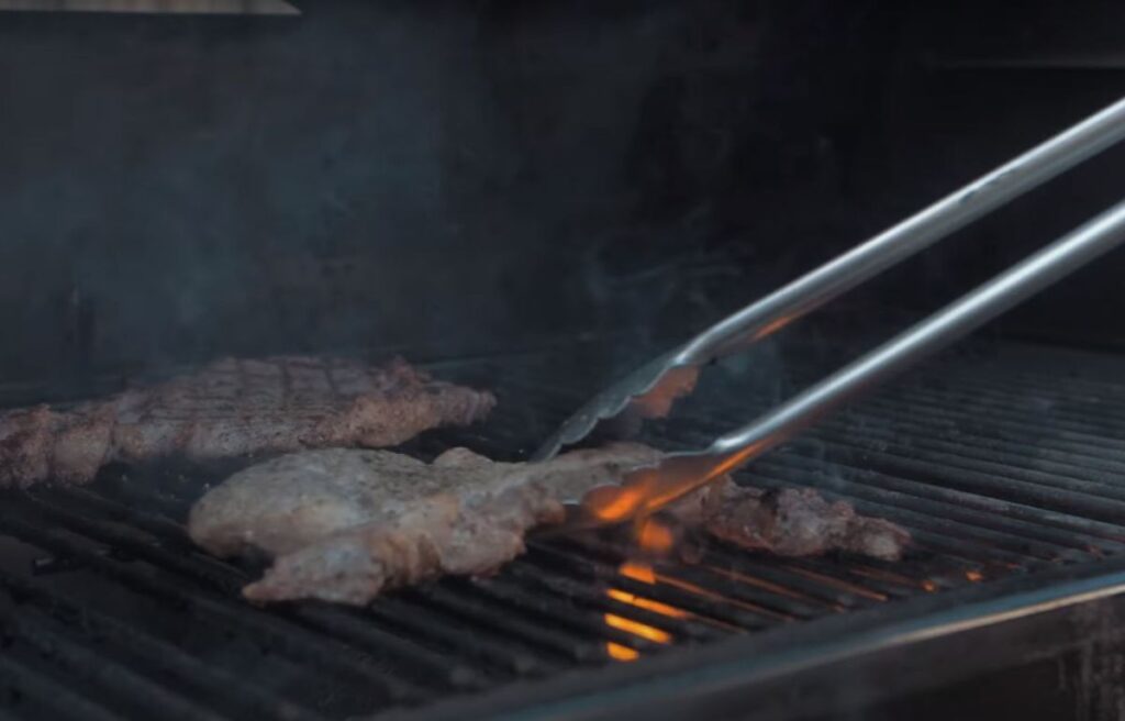 Searings steaks on Weber SmokeFire EX6