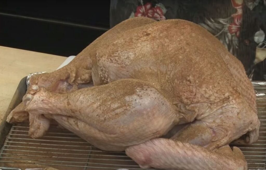 Seasoning a Turkey