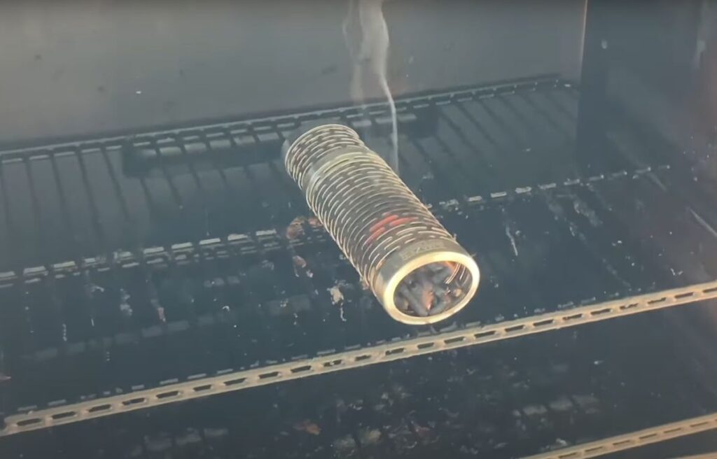 Smoke tube in Pit Boss Smoker