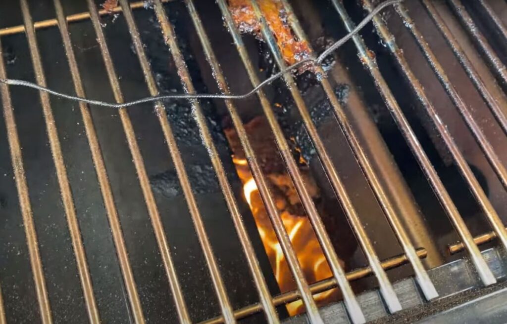 Grease fire on Pit Boss Grill