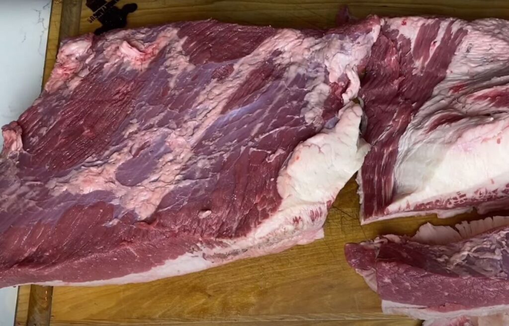 How much meat a brisket can yield