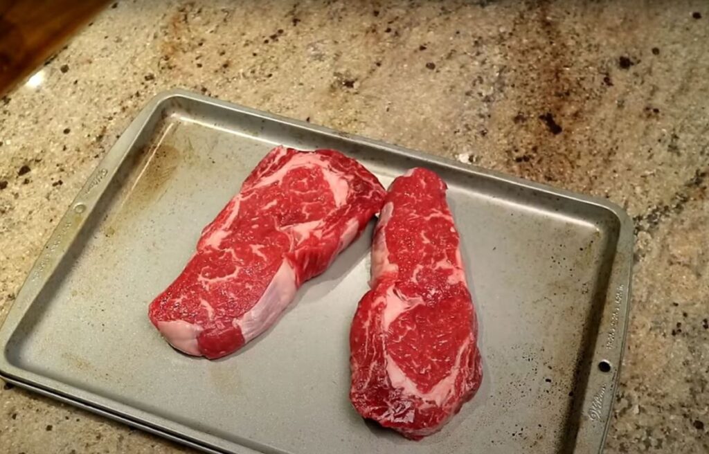 Raw Ribeye Steaks